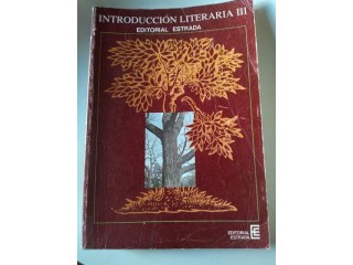 INTRODUCCION LITERARIA 3 EDITORIAL ESTRADA EGRESADAS FACULTAD FILOSOFIA Y LETRAS UNC MENDOZA