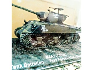 Tanque M 4 A 3. Tanque Segunda Guerra Mundial. Esc. 1/72