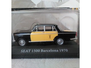 Seat 1500 Taxi Barcelona 1970. Escala 1/43