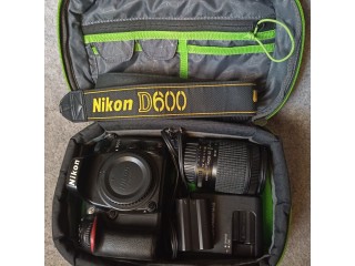 Nikon D600 75k Disparos,lente Nikon 28-80