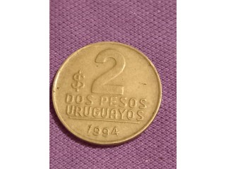 MONEDA DE URUGUAY 2 PESOS 1994