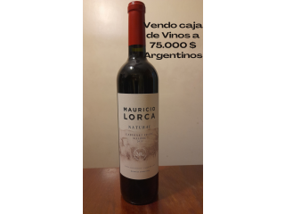 Vendo caja de Vinos Mauricio Lorca a 75.000 $ Argentinos